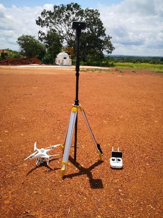 Drone et GPS différentiel sur site